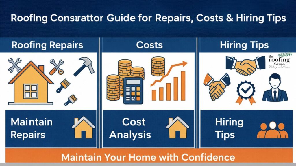 Roofing Contractor Guide for Repairs, Costs & Hiring Tips