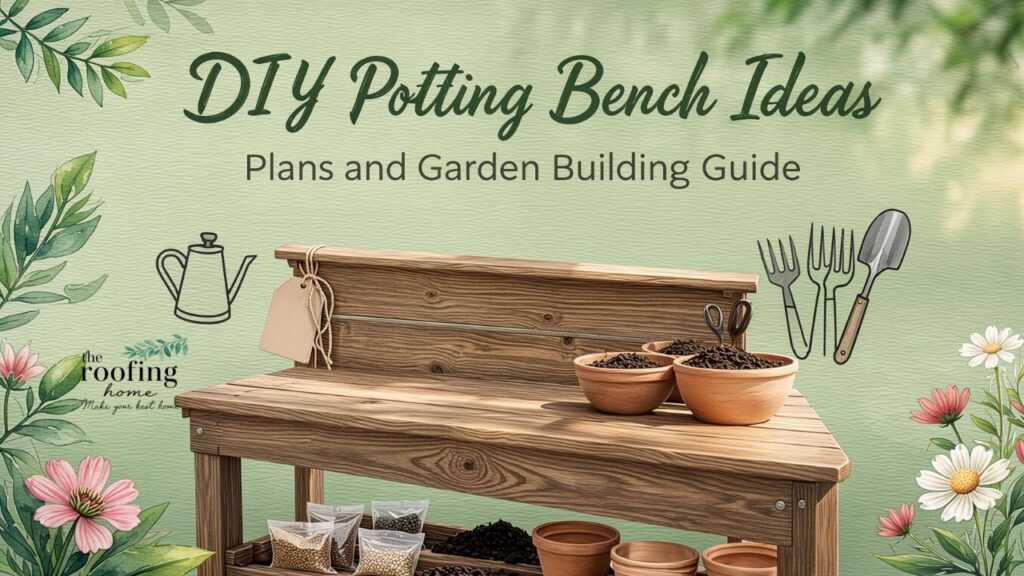 DIY Potting Bench Ideas, Plans and Garden Building Guide