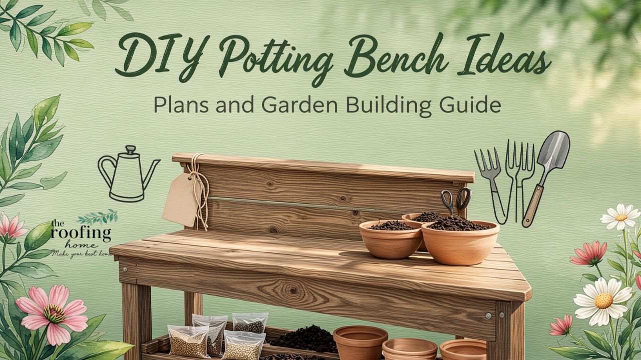 DIY Potting Bench Ideas, Plans and Garden Building Guide