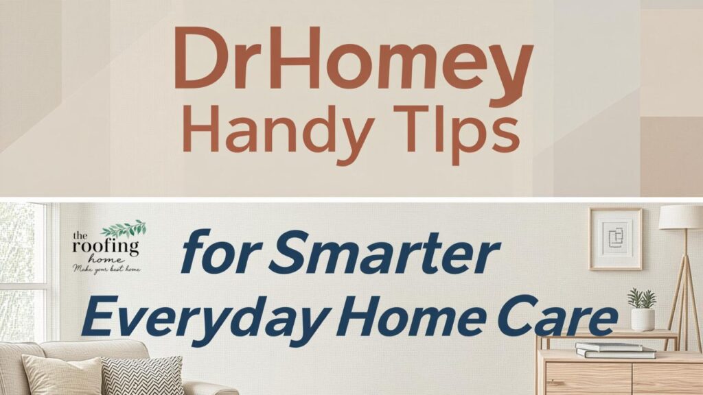 DrHomey Handy Tips for Smarter Everyday Home Care
