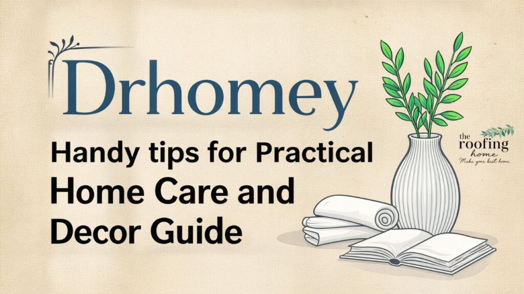 Drhomey handy tips for Practical Home Care and Decor Guide