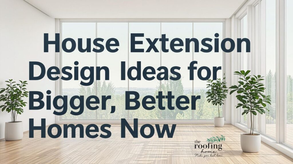 House Extension Design Ideas for Bigger, Better Homes Now