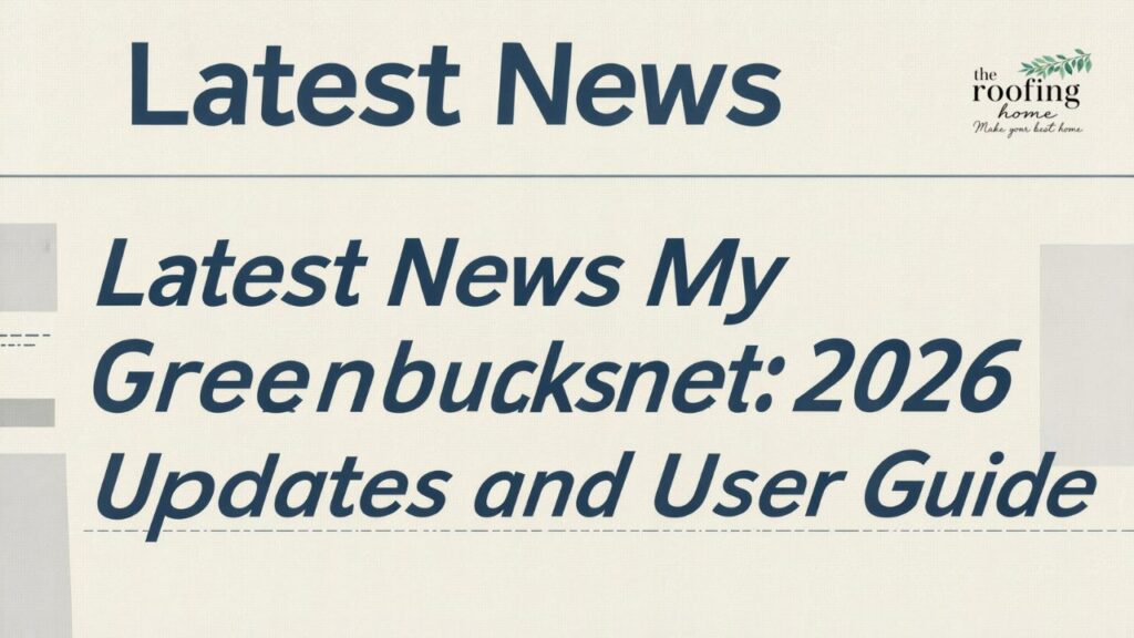 Latest News Mygreenbucksnet 2026 Updates and User Guide