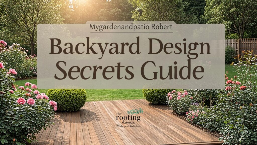 Mygardenandpatio Robert Backyard Design Secrets Guide