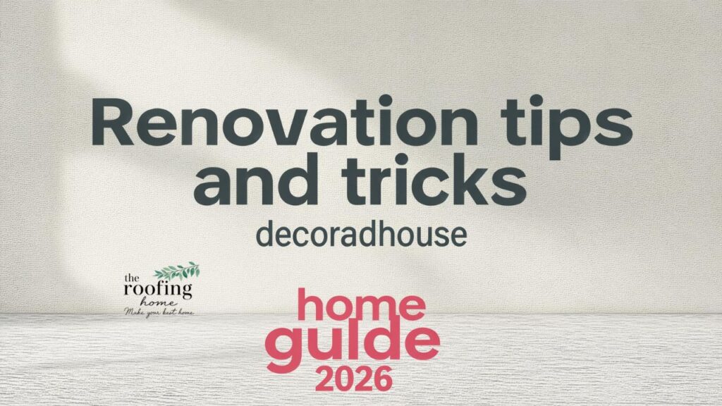 Renovation tips decoradhouse for a Better Home Makeover