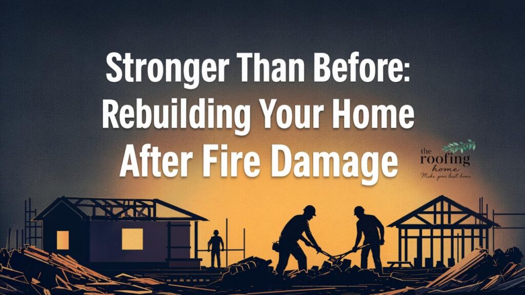 Stronger Than Before Rebuilding Your Home After Fire Damage