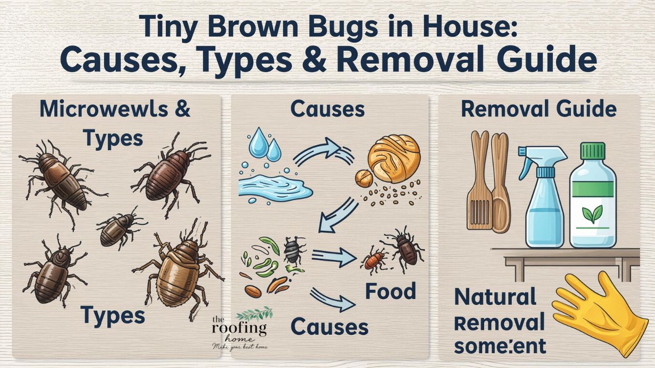 Tiny Brown Bugs in House Causes, Types & Removal Guide