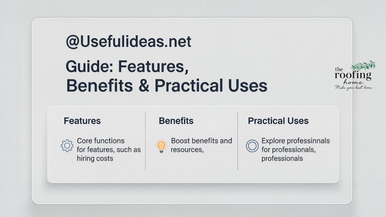 @Usefulideas.net Guide Features, Benefits & Practical Uses